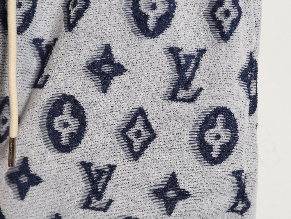 l0*is V*t0n all-over monogram logo jacquard shorts