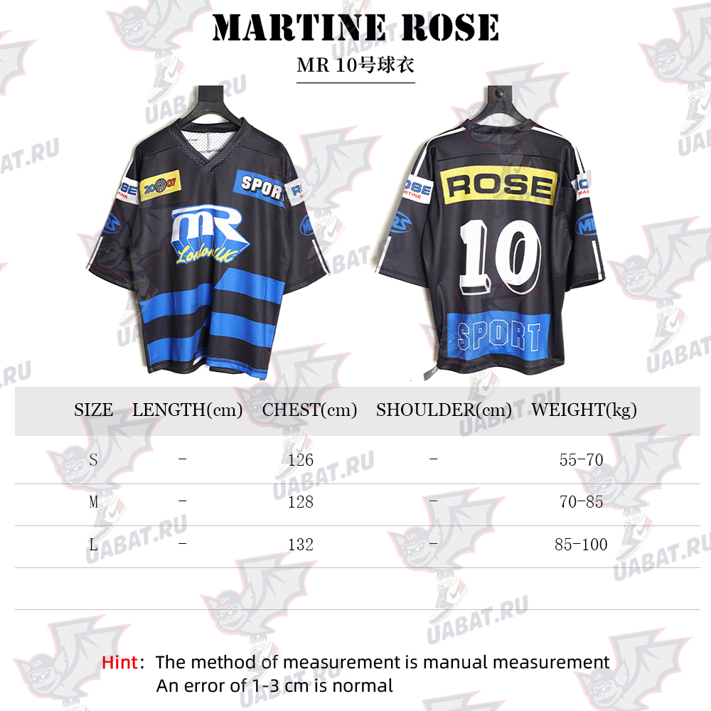 Martine Rose No. 10 jersey TSK1