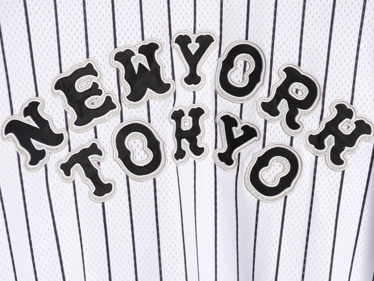 S*p*e & homerun collaboration logo mesh comfortable short-sleeved baseball shirt