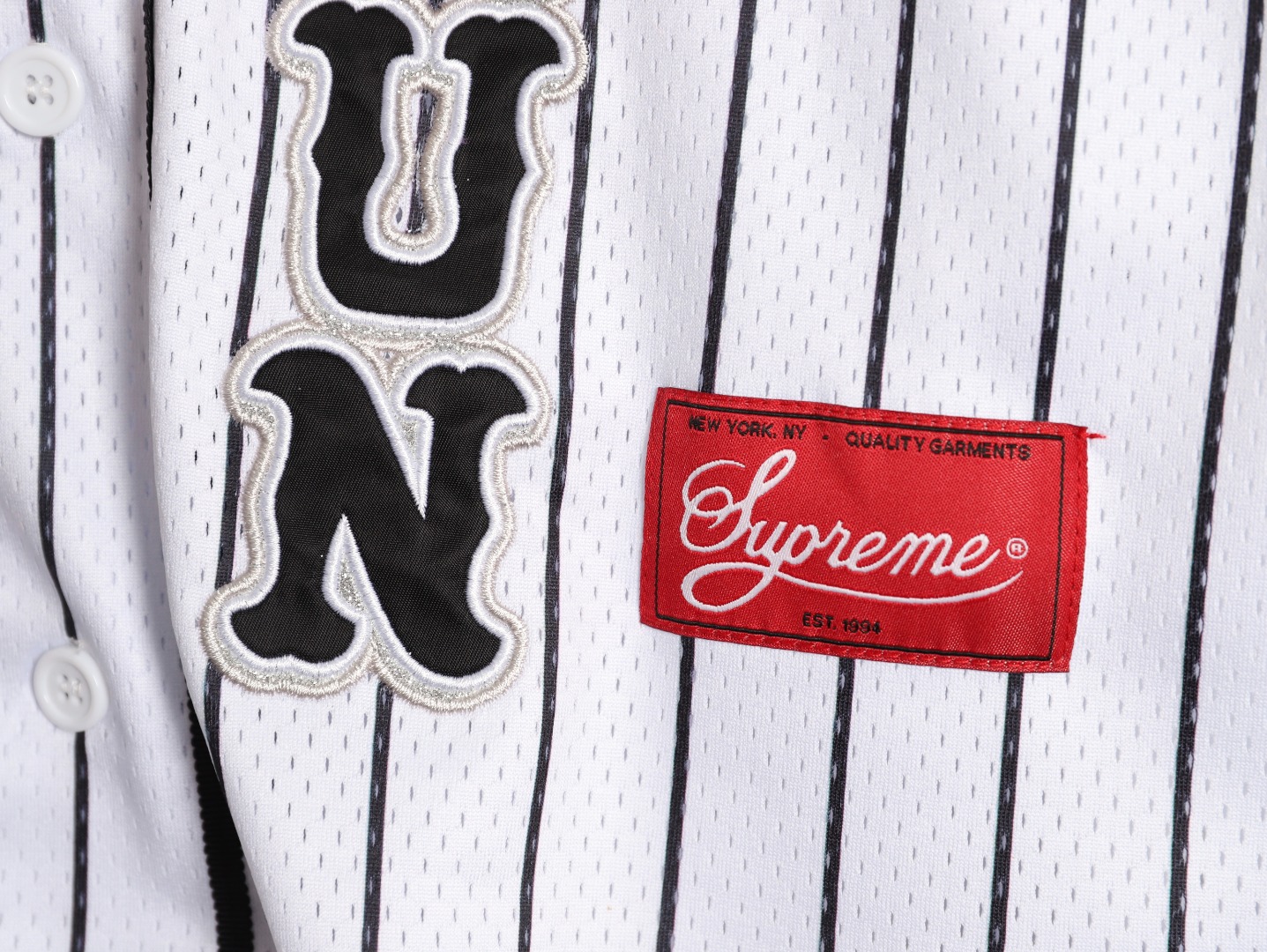 S*p*e & homerun collaboration logo mesh comfortable short-sleeved baseball shirt