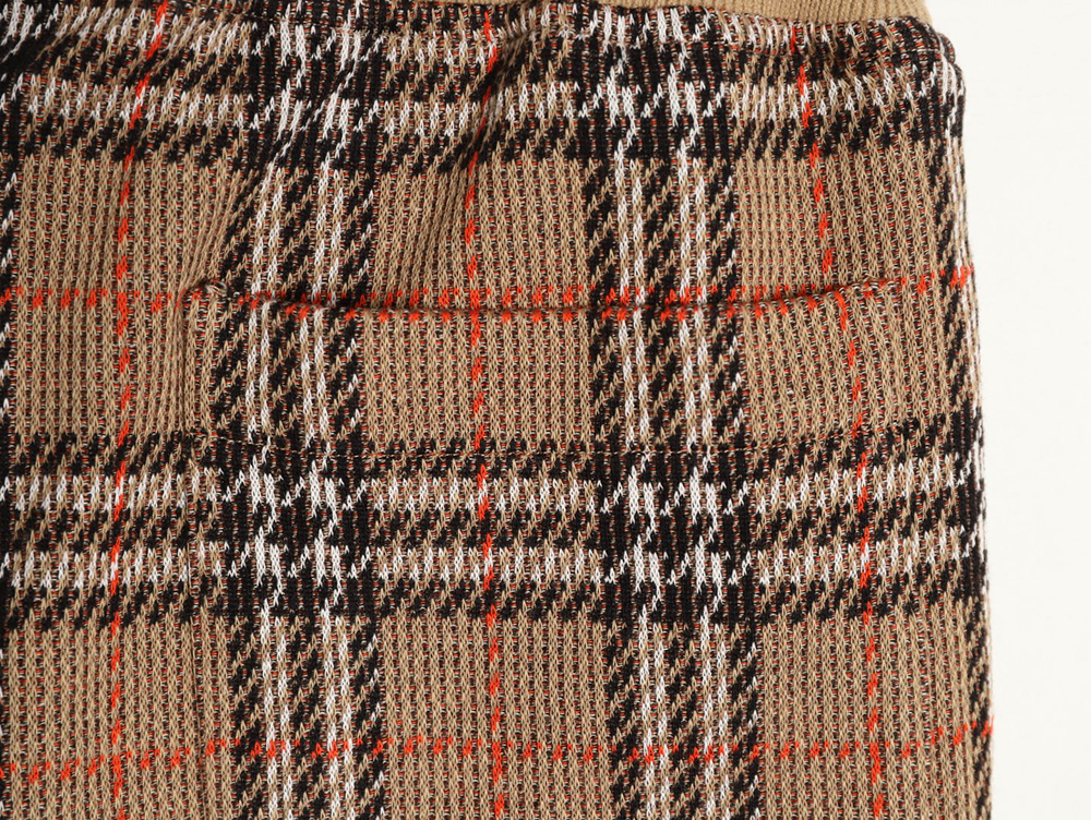 B**rry yellow check cotton blend check shorts