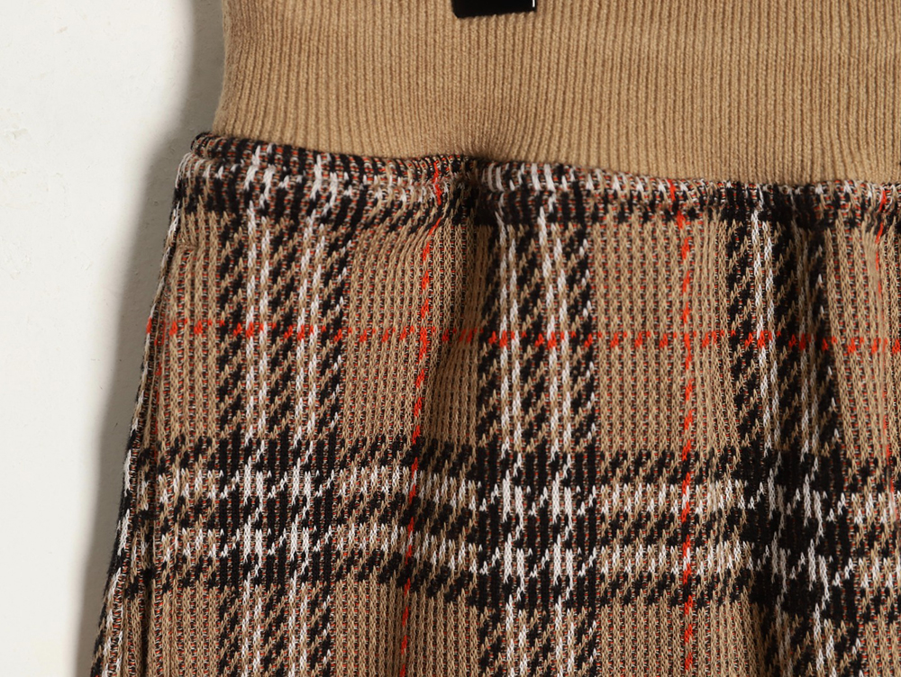 B**rry yellow check cotton blend check shorts