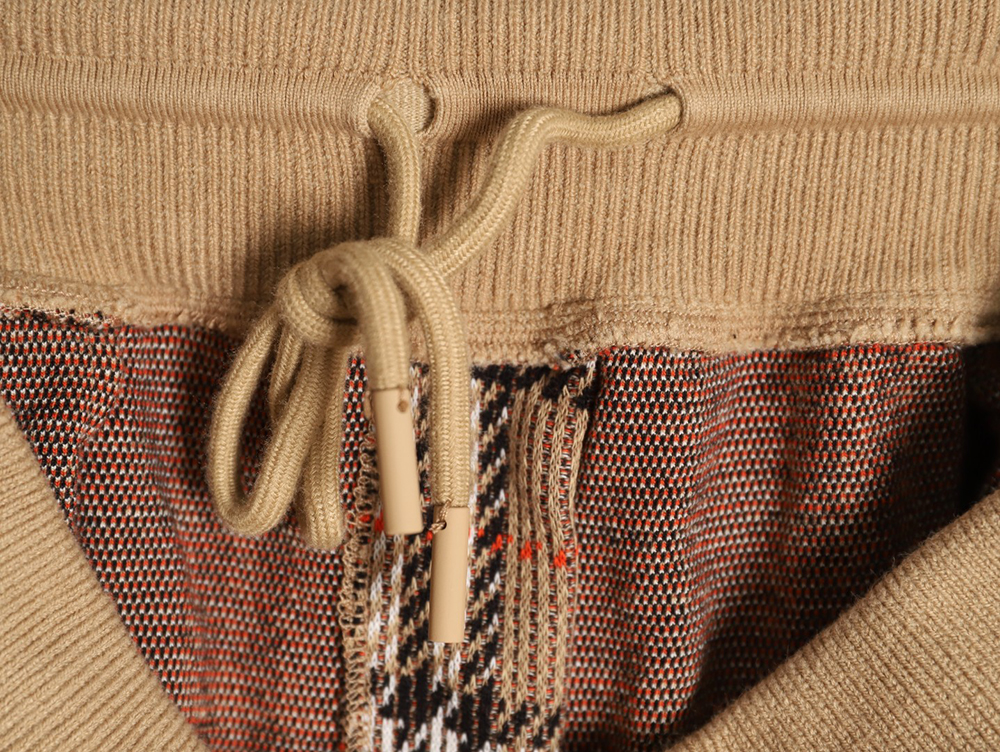 B**rry yellow check cotton blend check shorts