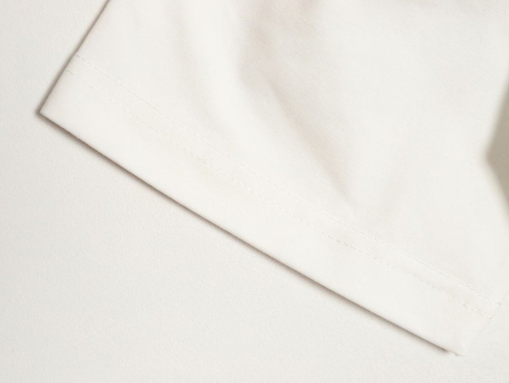 B**rry warhorse embroidered round neck short sleeve t-shirt