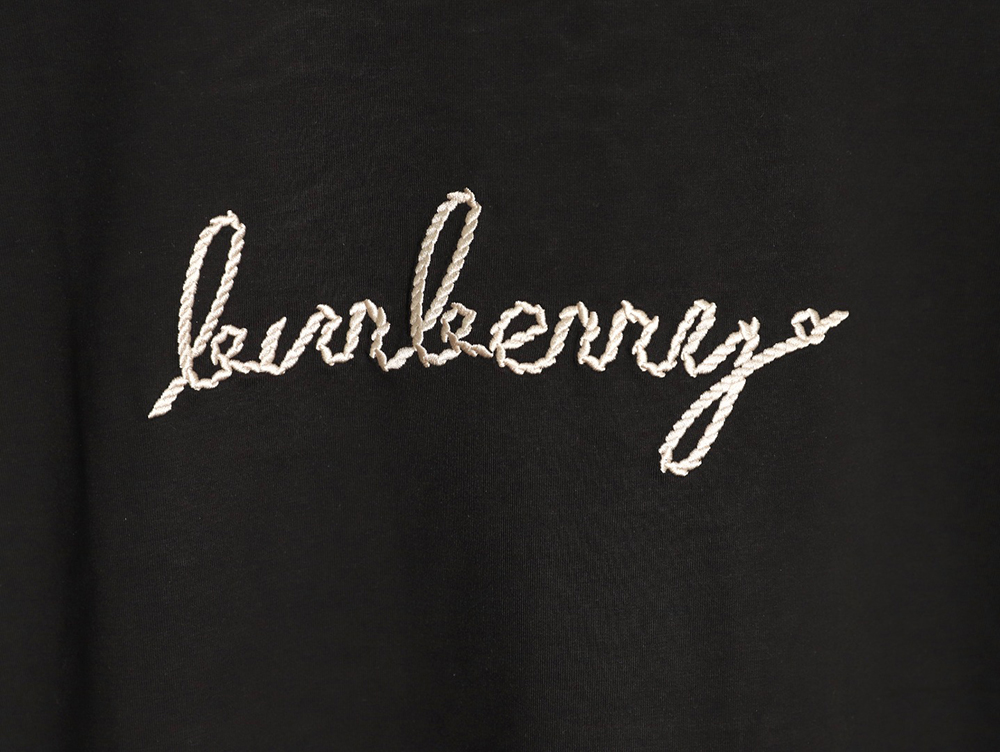 B**rry warhorse embroidered round neck short sleeve t-shirt tsk1