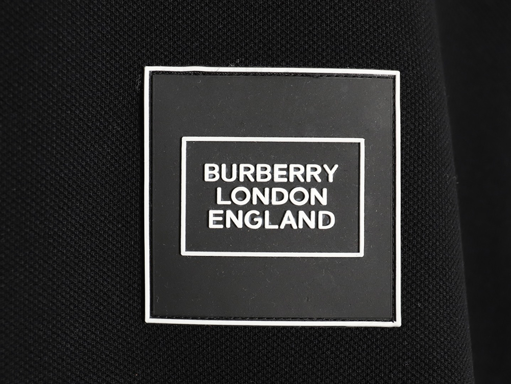 B**rry leather logo short-sleeved polo shirt tsk1