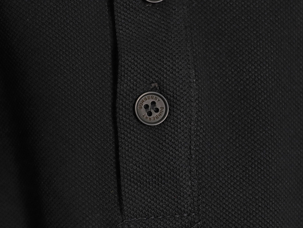 B**rry leather logo short-sleeved polo shirt tsk1