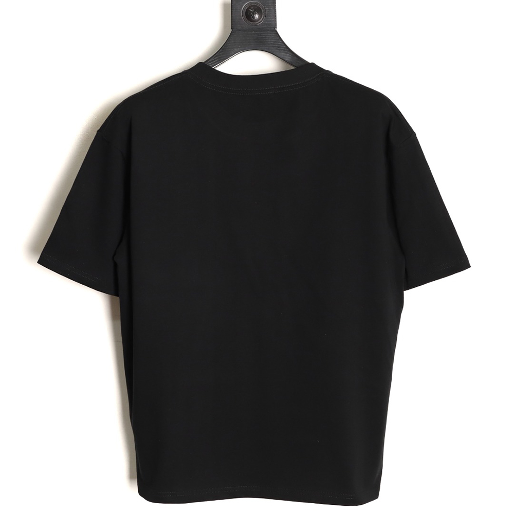 Ba*len*cia*ga collar lettering short-sleeved t-shirt tsk1