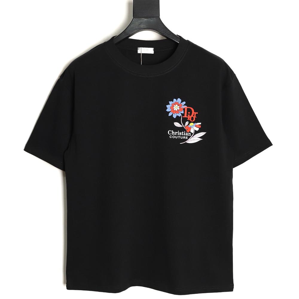 D*or floral short-sleeved t-shirt tsk1