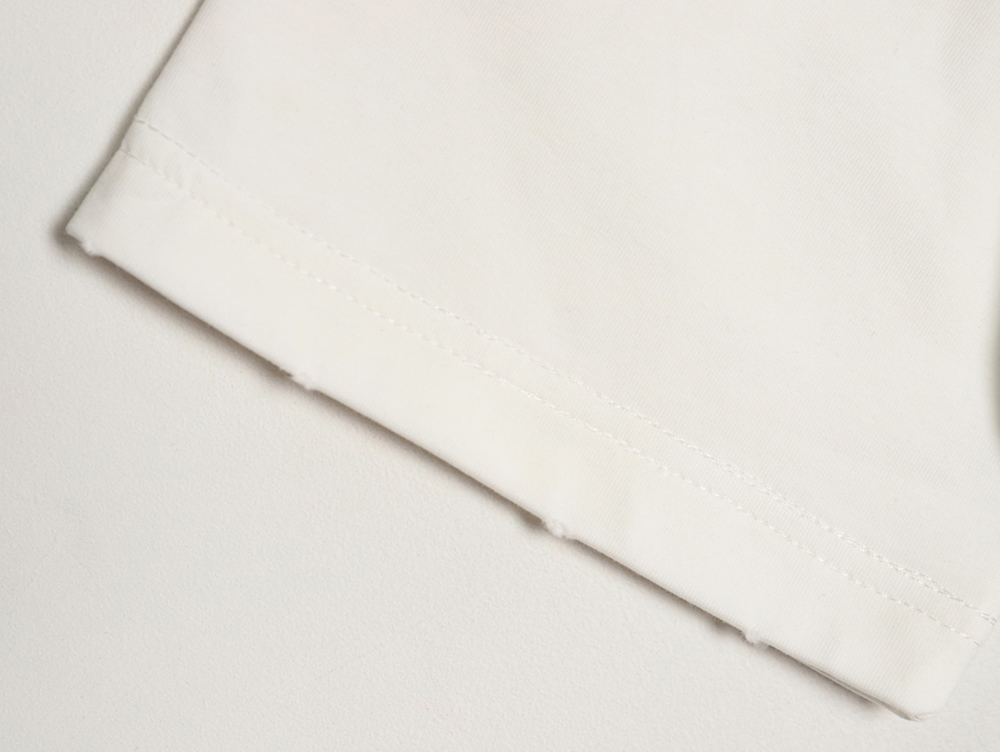 D*or gradient letter round neck short sleeve t-shirt