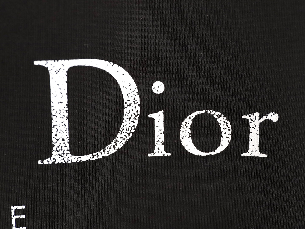 D*or gradient letter round neck short sleeve t-shirt tsk1