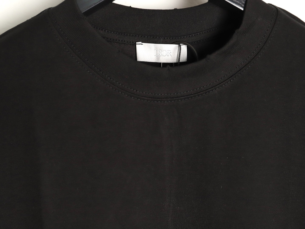 D*or gradient letter round neck short sleeve t-shirt tsk1