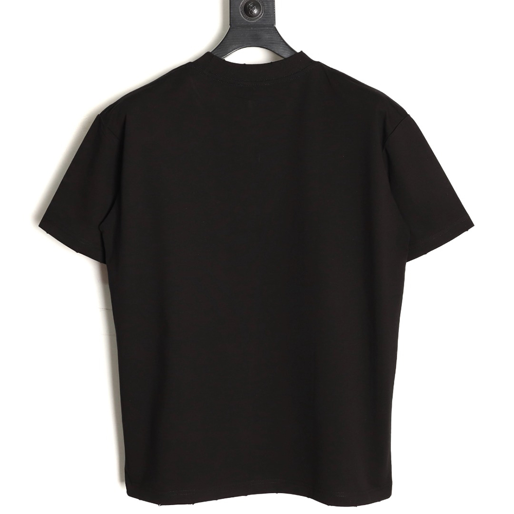 D*or gradient letter round neck short sleeve t-shirt tsk1