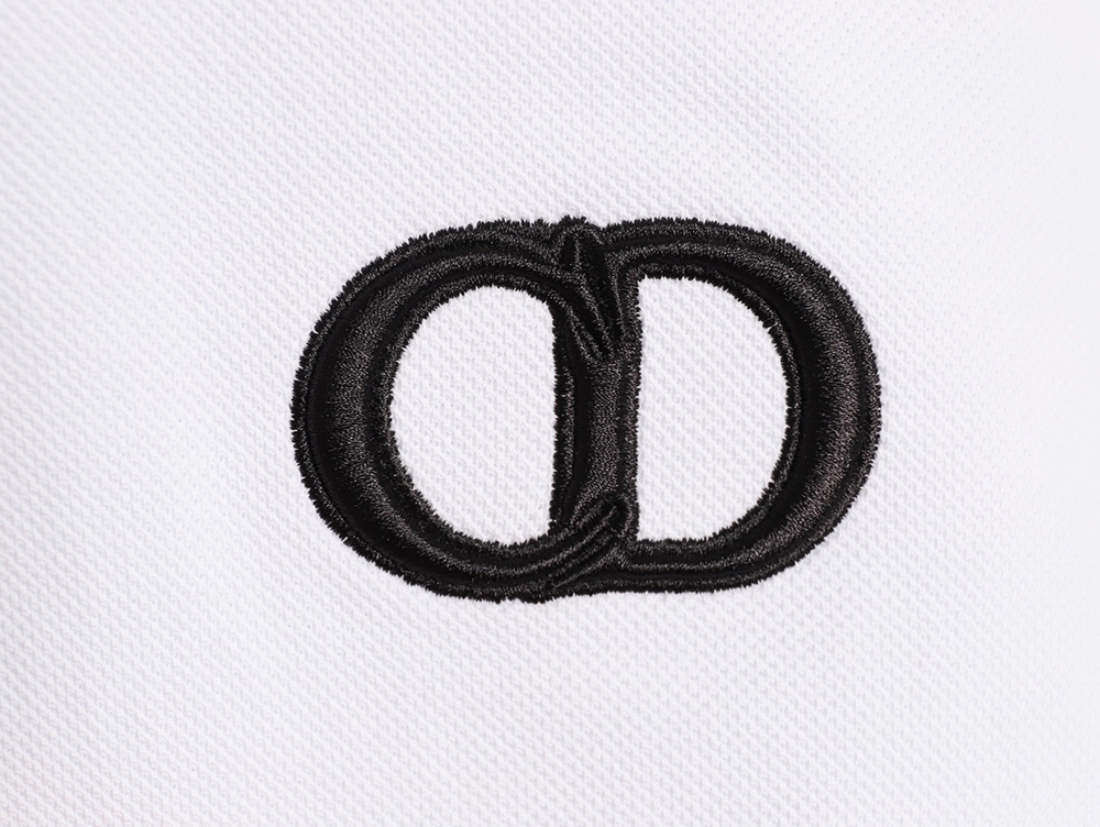 D*or embroidered logo short-sleeved polo shirt