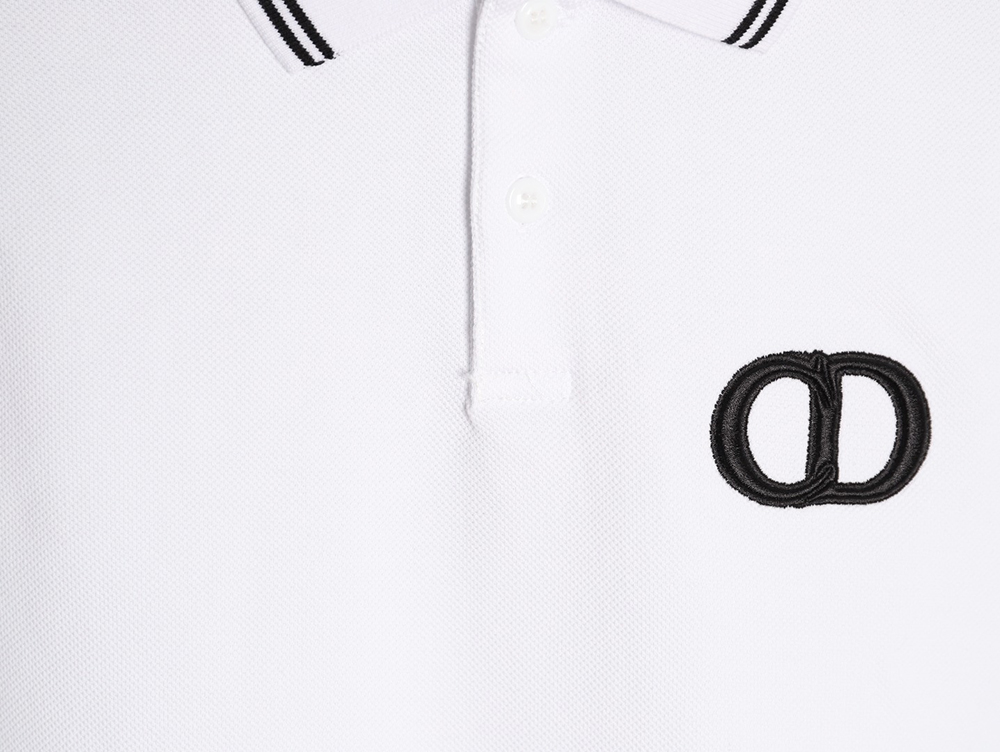 D*or embroidered logo short-sleeved polo shirt