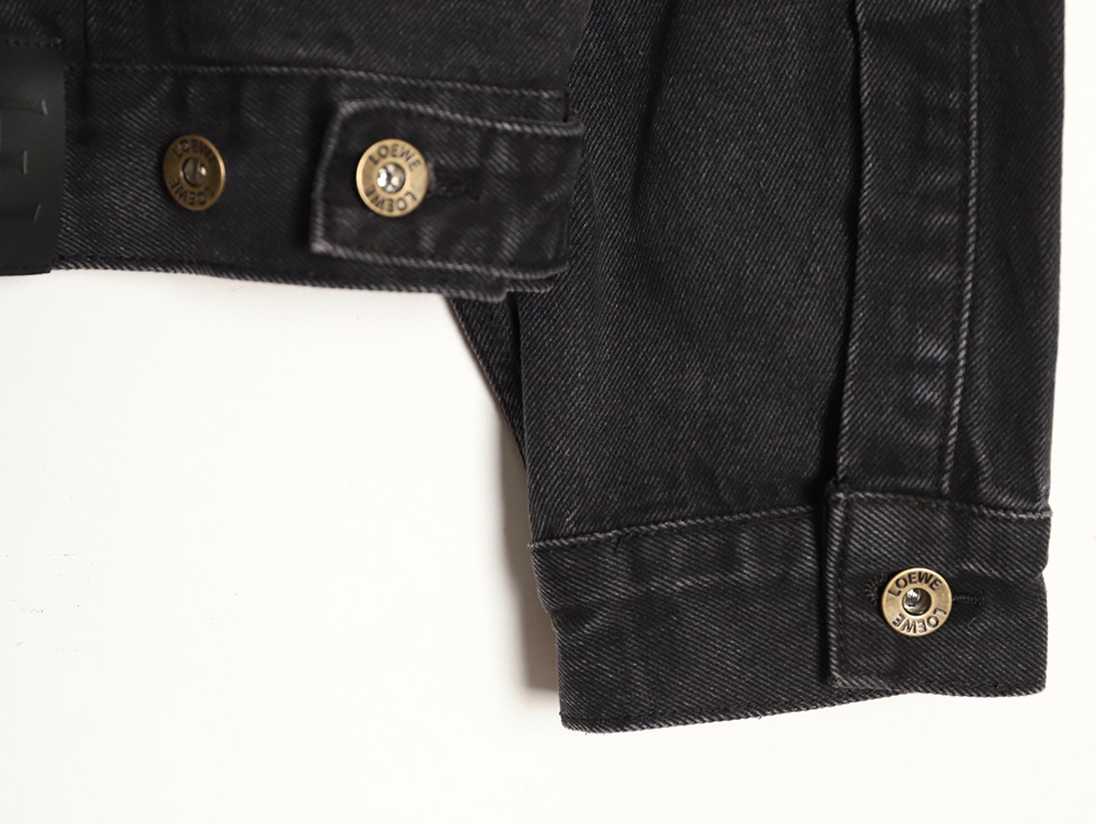 L0ew* denim embroidered denim jacket