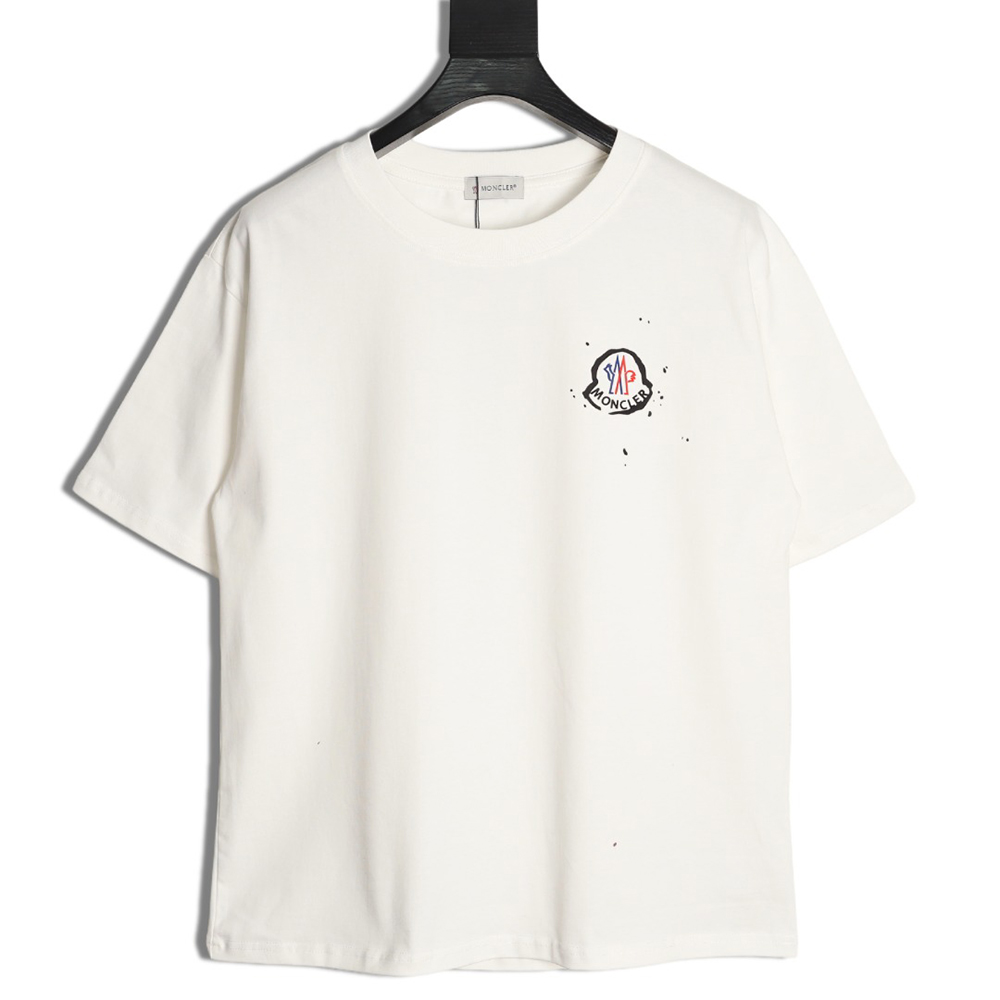 Moncler graffiti logo short-sleeved T-shirt