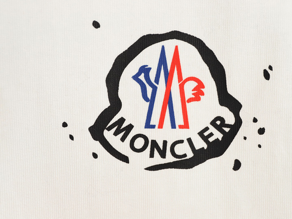 Moncler graffiti logo short-sleeved T-shirt