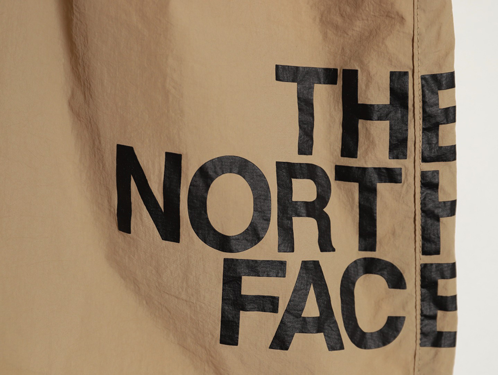 the nor*h F**e lettering print shorts tsk1