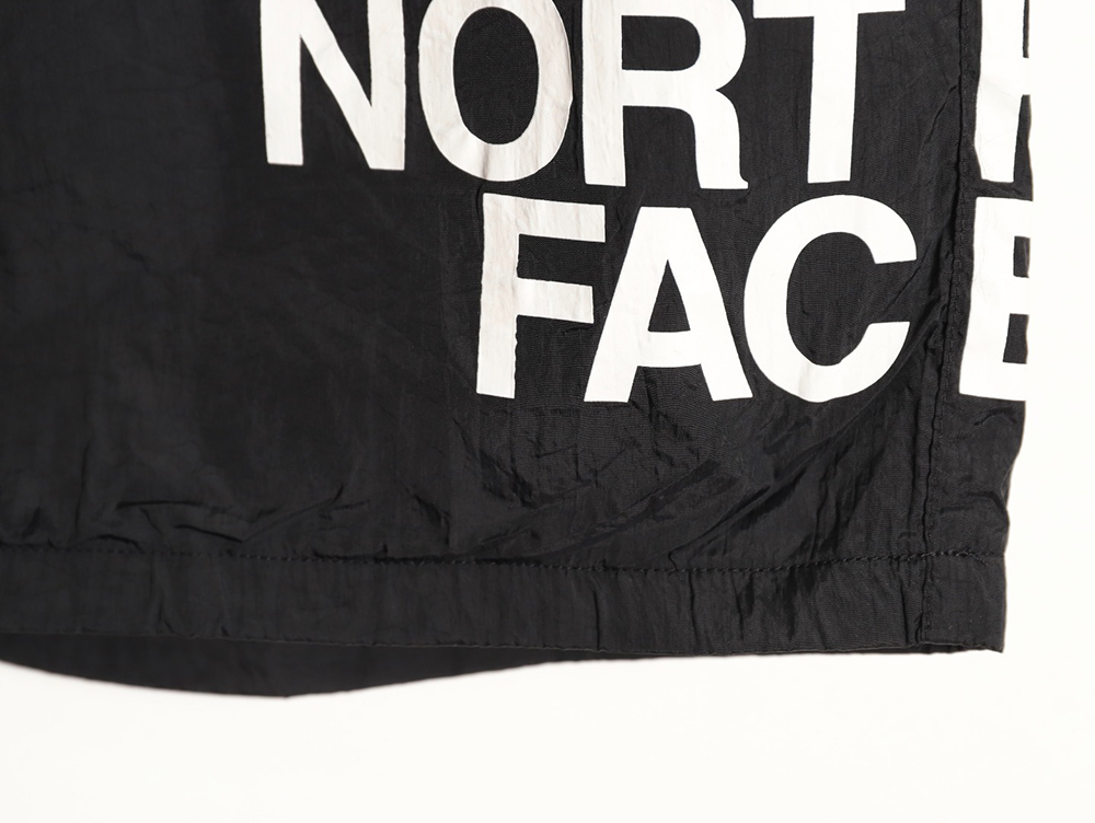 the nor*h F**e lettering print shorts tsk2