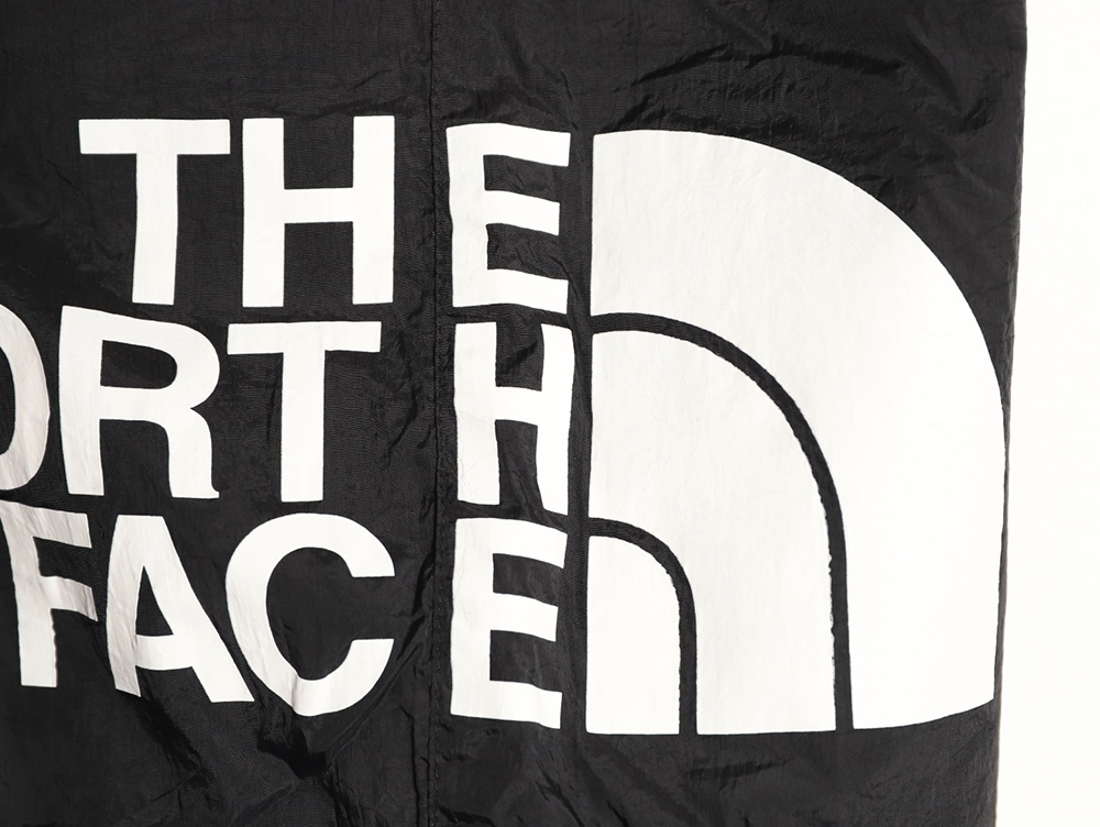 the nor*h F**e lettering print shorts tsk2