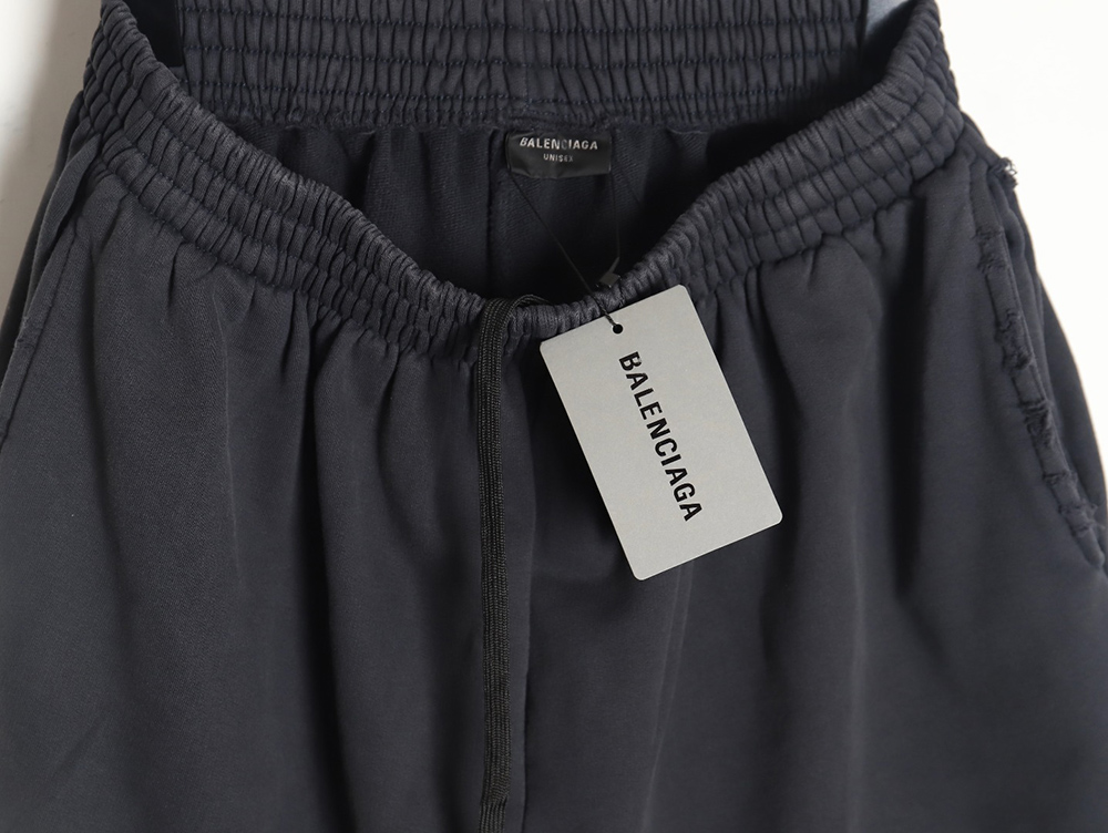 Ba*len*cia*ga flame double ring washed shorts