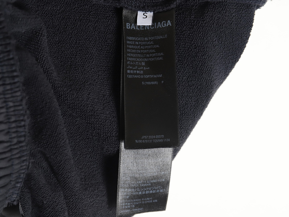 Ba*len*cia*ga flame double ring washed shorts