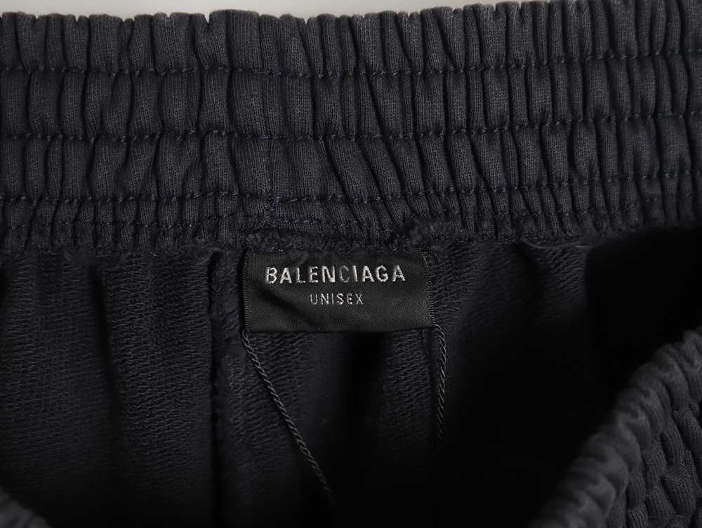 Ba*len*cia*ga flame double ring washed shorts