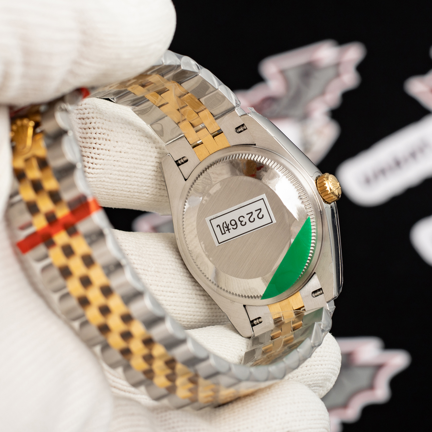 datejust 31mm green 10 Di*m*nd steel rolesor jubilee 278273