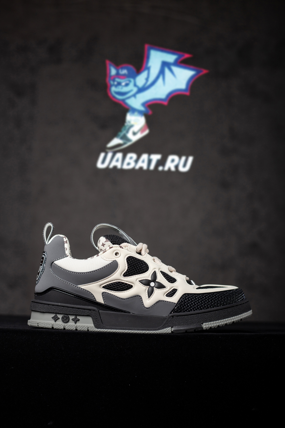 l0*is V*t0n skate sneaker grey white