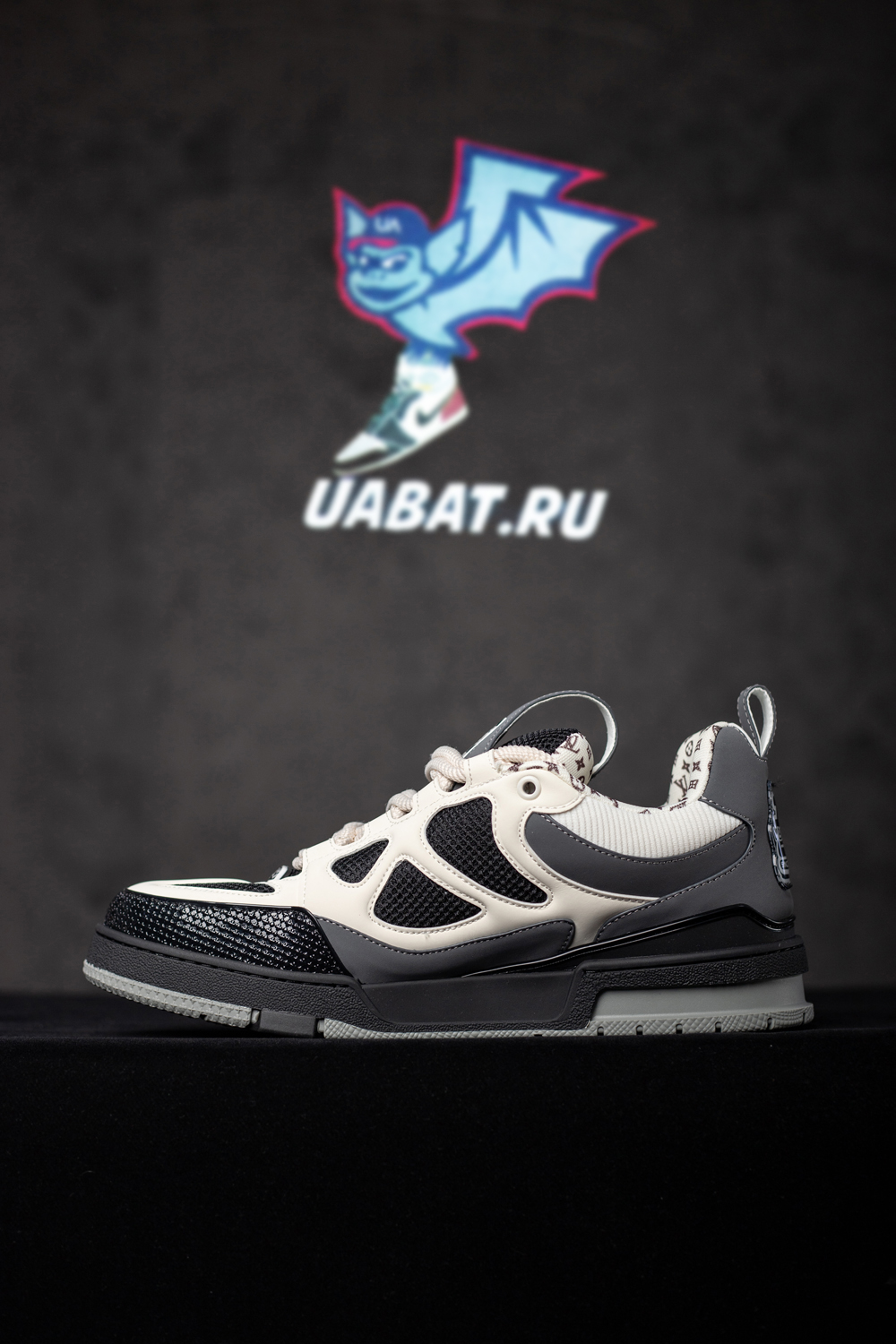 l0*is V*t0n skate sneaker grey white