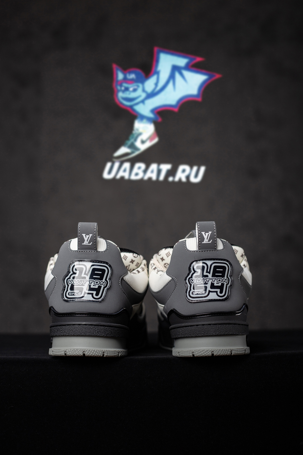 l0*is V*t0n skate sneaker grey white