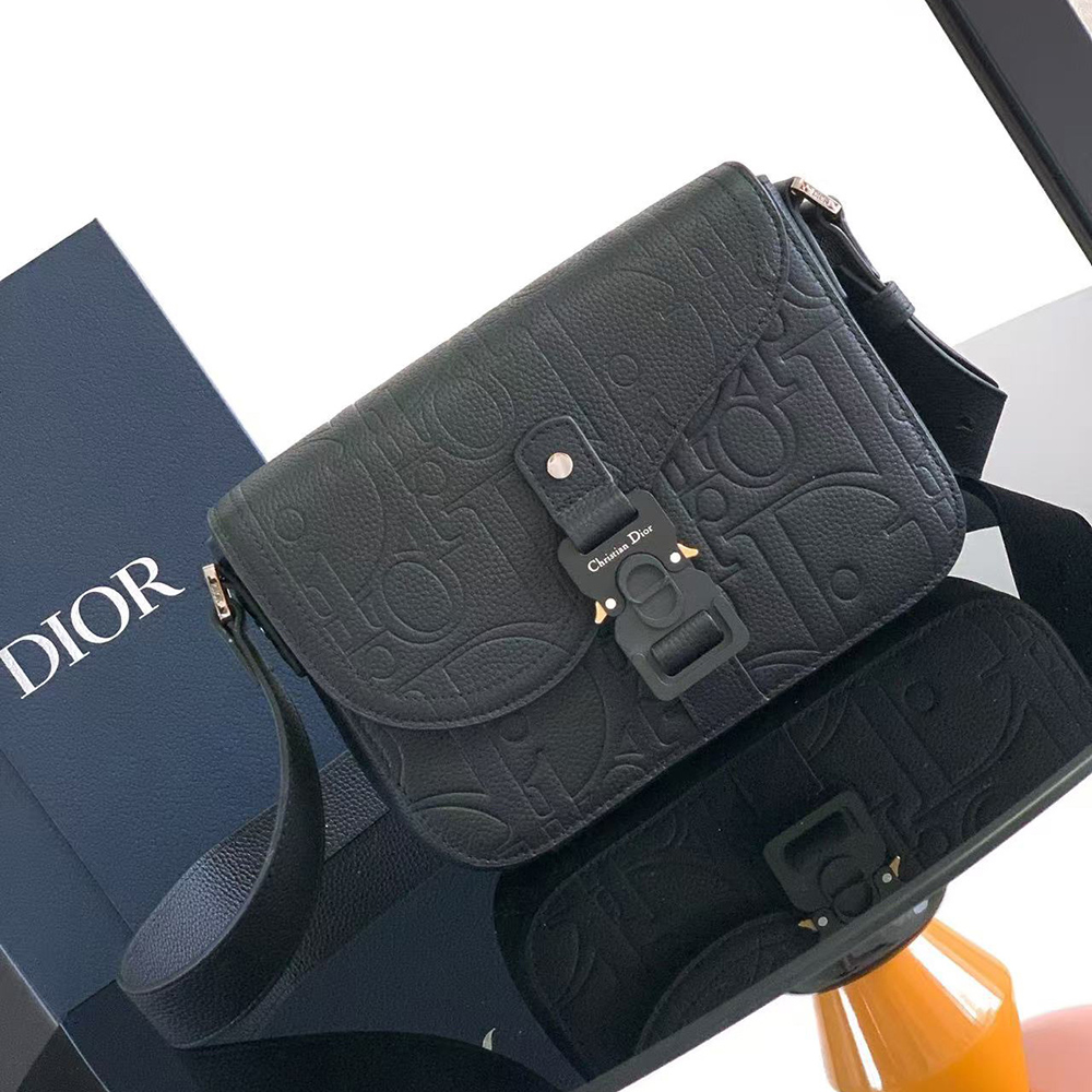 D*or small saddle messenger bag with flap po049l 23*17.5*6cm