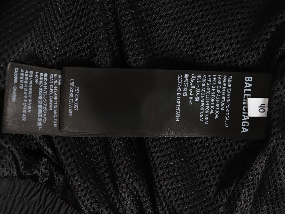 Ba*len*cia*ga & lamborghini joint embroidered zipper stand collar jacket