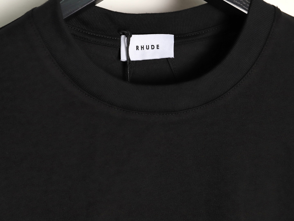 Rhude Marlboro retro logo print slogan short-sleeved T-shirt