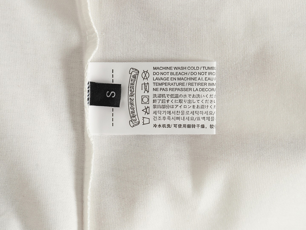 Ch**me He**ts sanskrit printed lettering t-shirt short sleeves