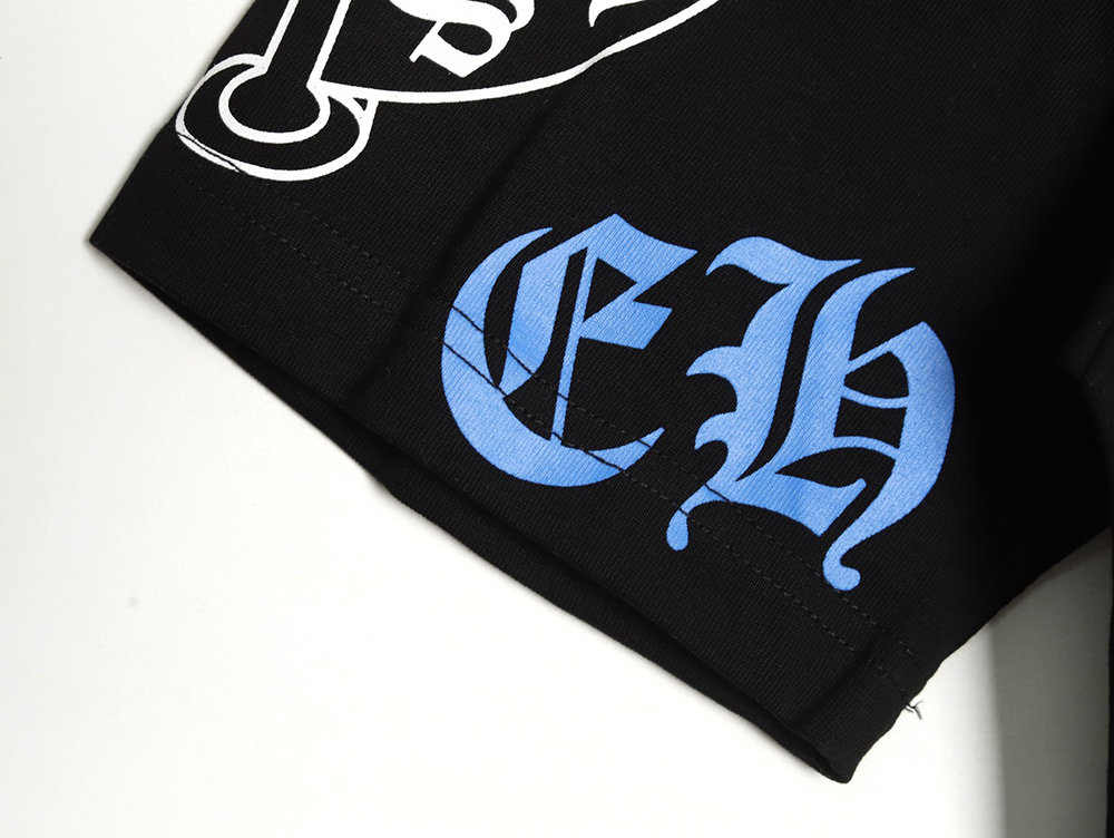 Ch**me He**ts colorful lettering logo print short sleeves