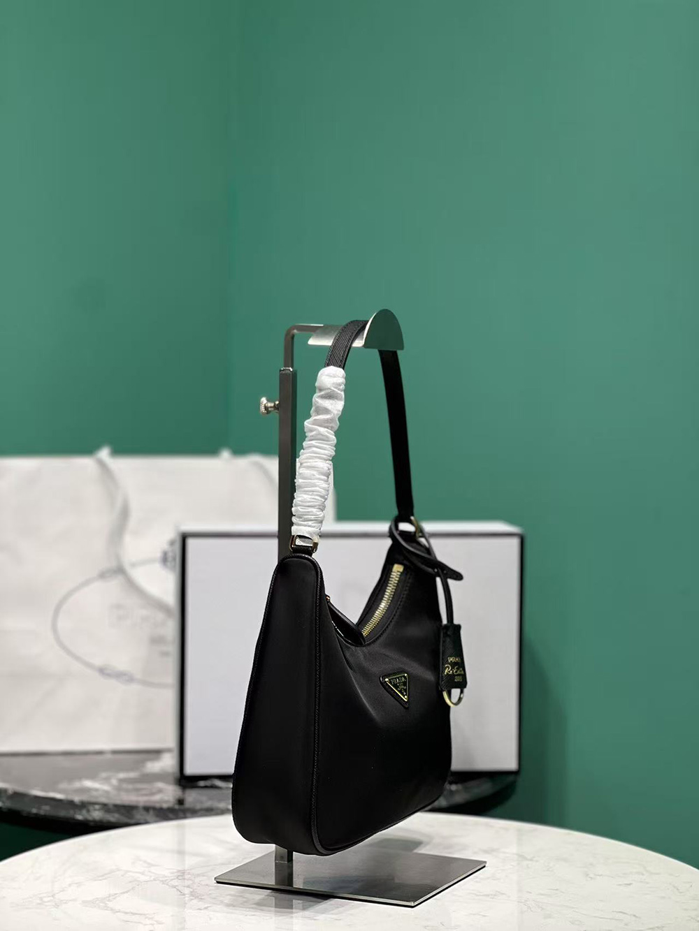 Pra*a hobo bags 1ne204 22*18*6.5cm