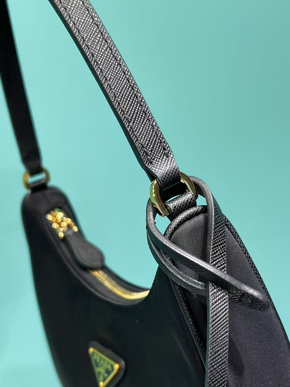 Pra*a hobo bags 1ne204 22*18*6.5cm