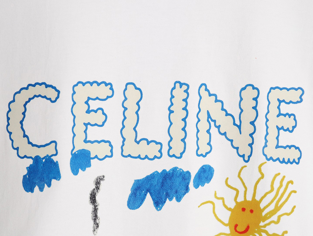 Ce**e graffiti painting new flower short sleeve