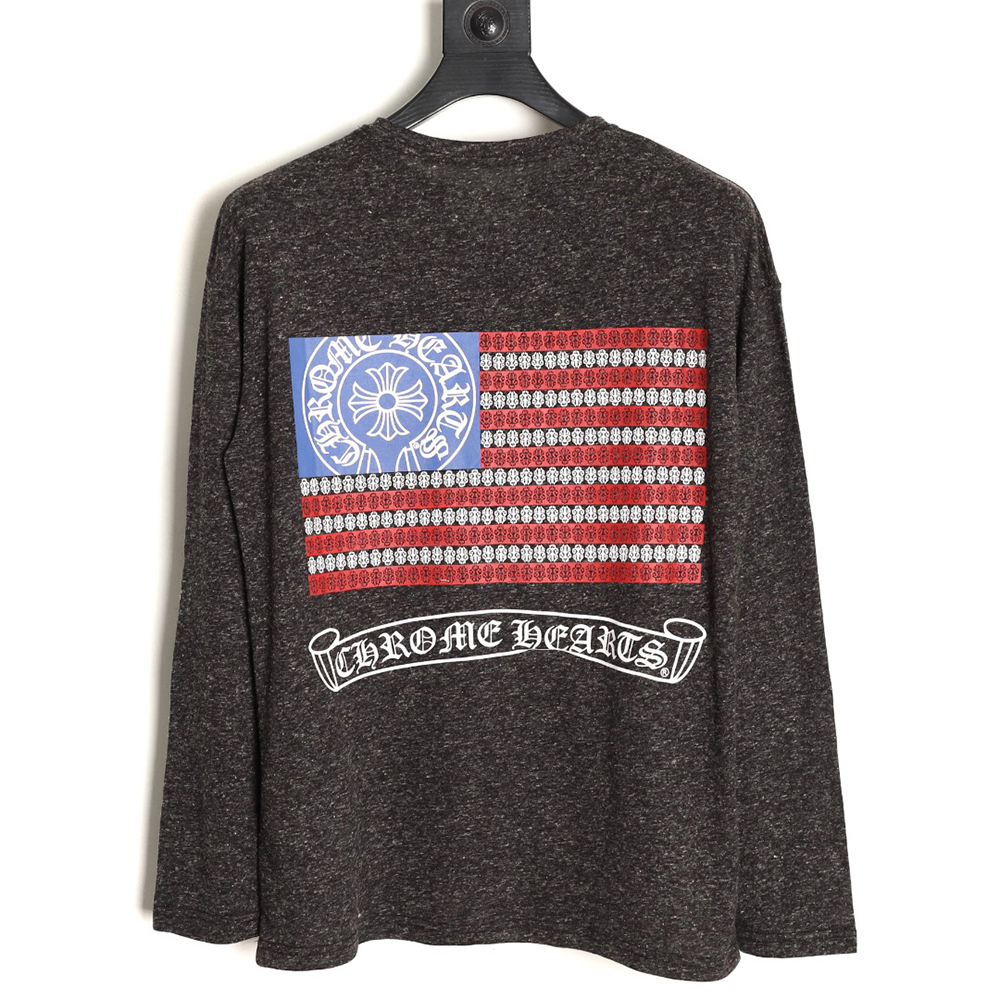 Ch**me He**ts vintage sanskrit flag stars and stripes long sleeve t-shirt