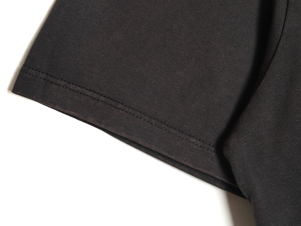 Off-white washed back color religious short sleeves