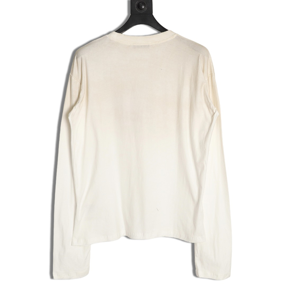 Acne Studios 1996 sandblasted distressed washed long-sleeved T-shirt