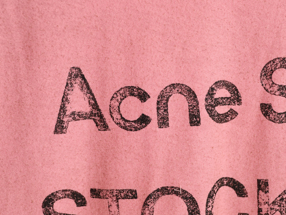 Acne Studios 1996 sandblasted distressed washed long-sleeved T-shirt TSK1