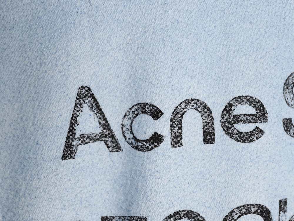 Acne Studios 1996 sandblasted distressed washed long-sleeved T-shirt TSK2