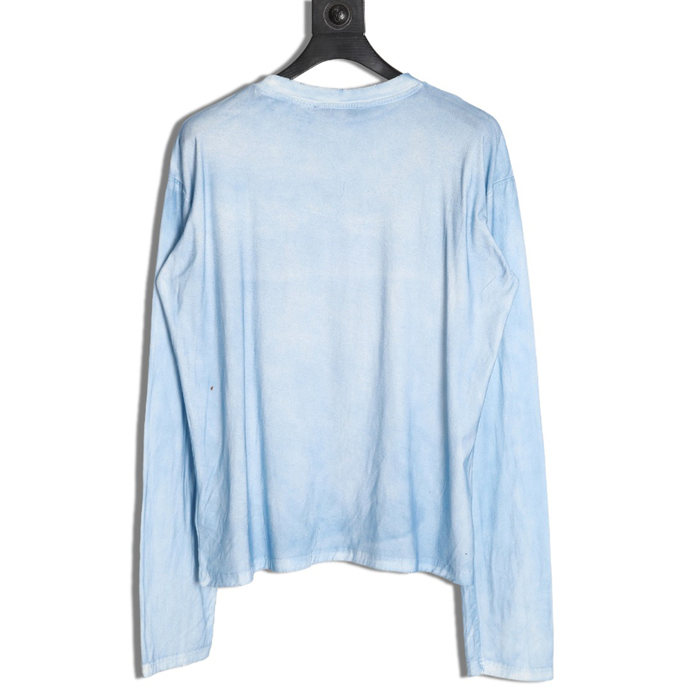 Acne Studios 1996 sandblasted distressed washed long-sleeved T-shirt TSK2