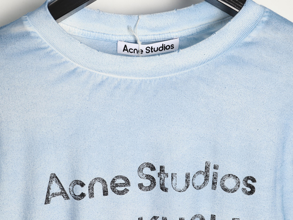 Acne Studios 1996 sandblasted distressed washed long-sleeved T-shirt TSK2
