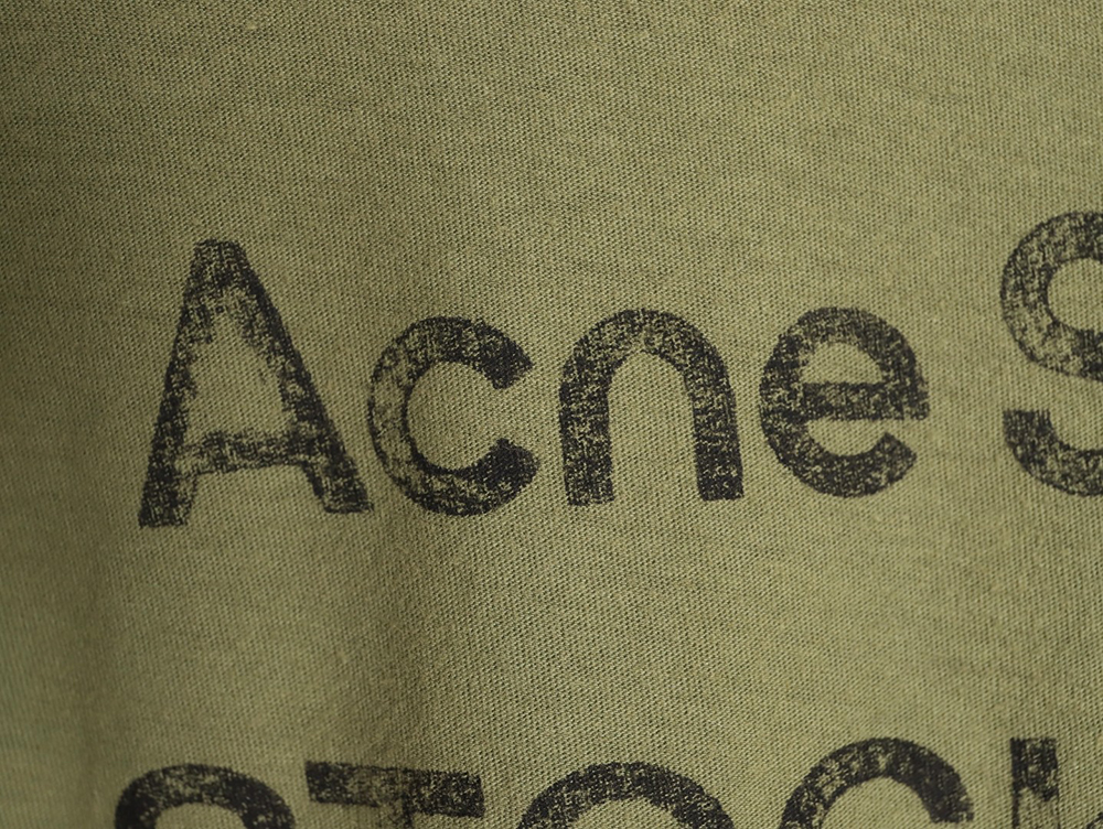Acne Studios 1996 sandblasted distressed washed long-sleeved T-shirt TSK3