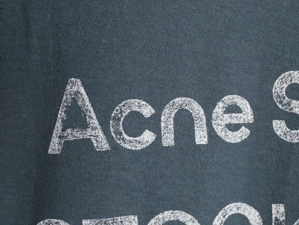 Acne Studios 1996 sandblasted distressed washed long-sleeved T-shirt TSK4