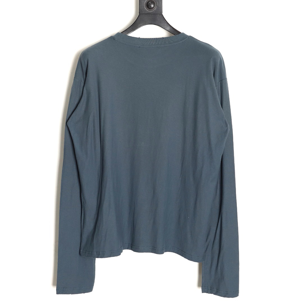 Acne Studios 1996 sandblasted distressed washed long-sleeved T-shirt TSK4